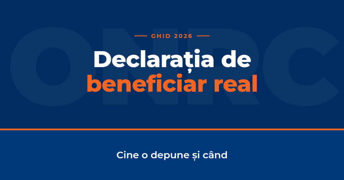 Ghid 2026 ONRC declarația de beneficiar real